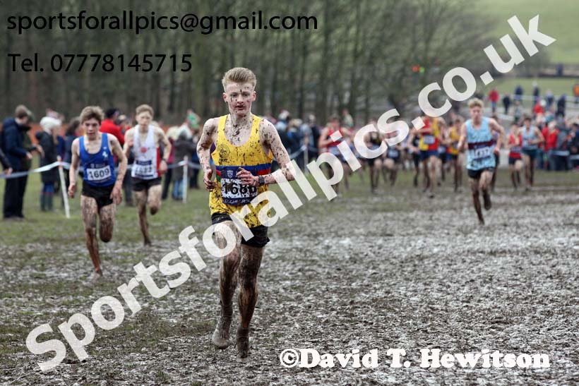 Boys under-15s 2018 British Inter Counties Cross Country Champs., Prestwold Hall, Loughborough. Photo: David T. Hewitson/Sports for All Pics